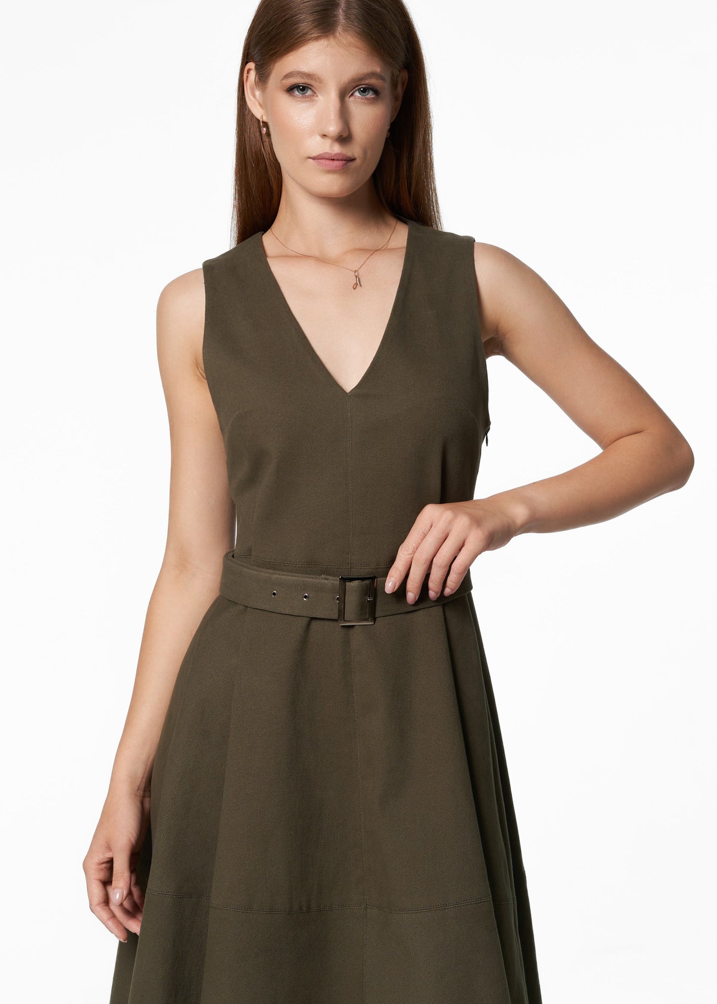 Khaki Breeze Sundress